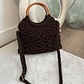 Mala em croché Brown - thumbnail 4
