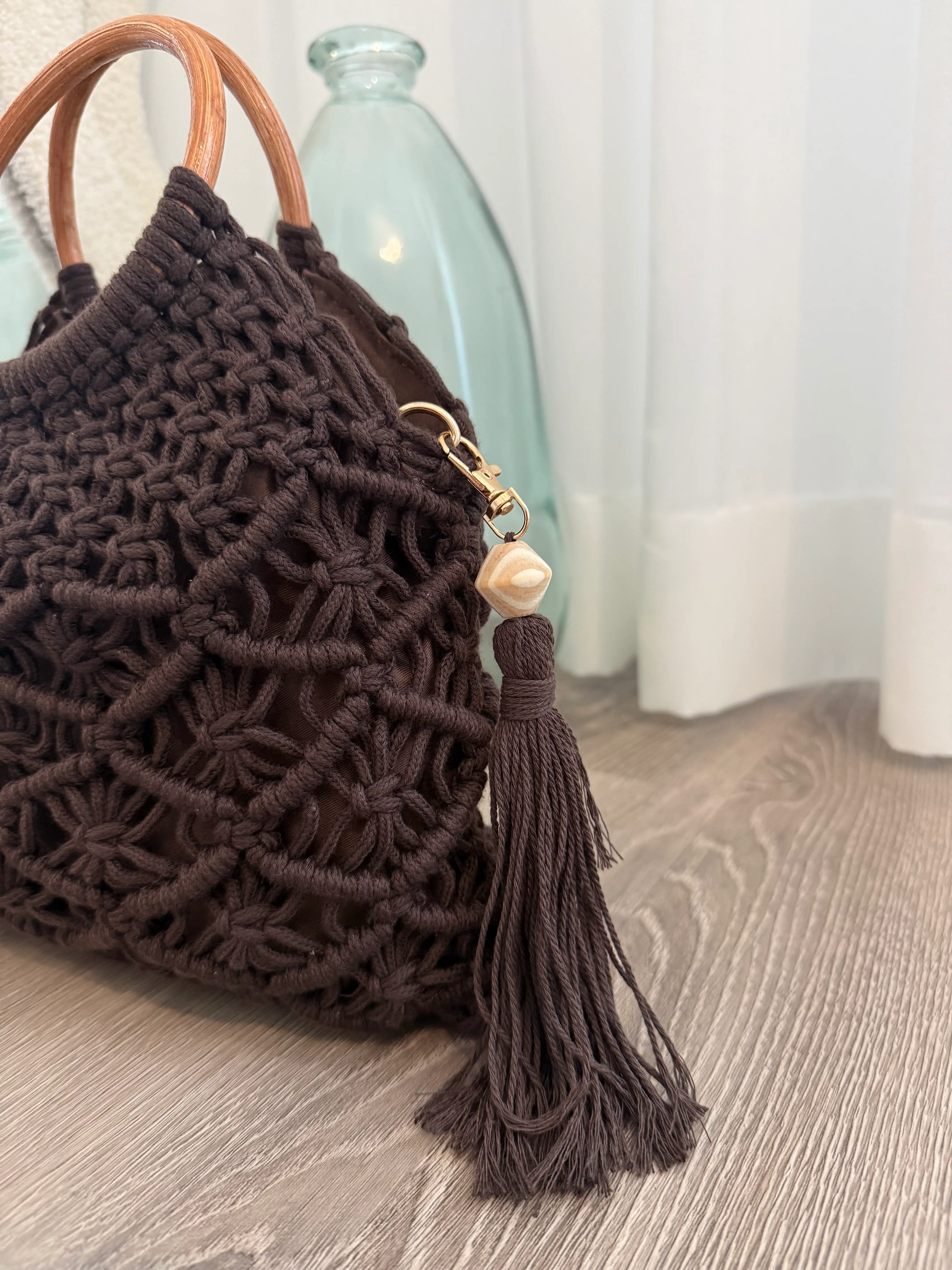 Mala em croché Brown 2