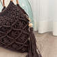 Mala em croché Brown - thumbnail 2