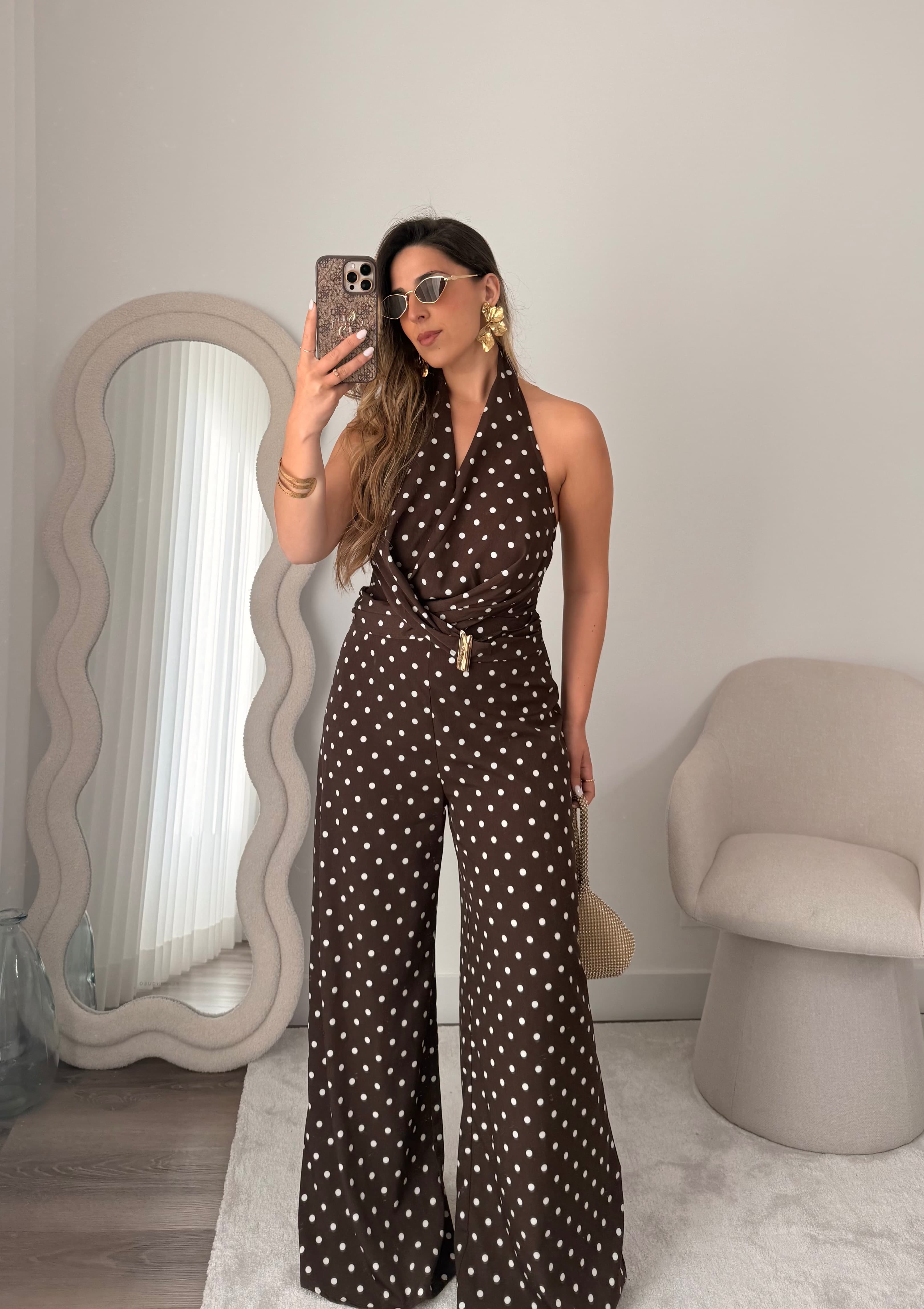 Macacão Poá Elegance 1