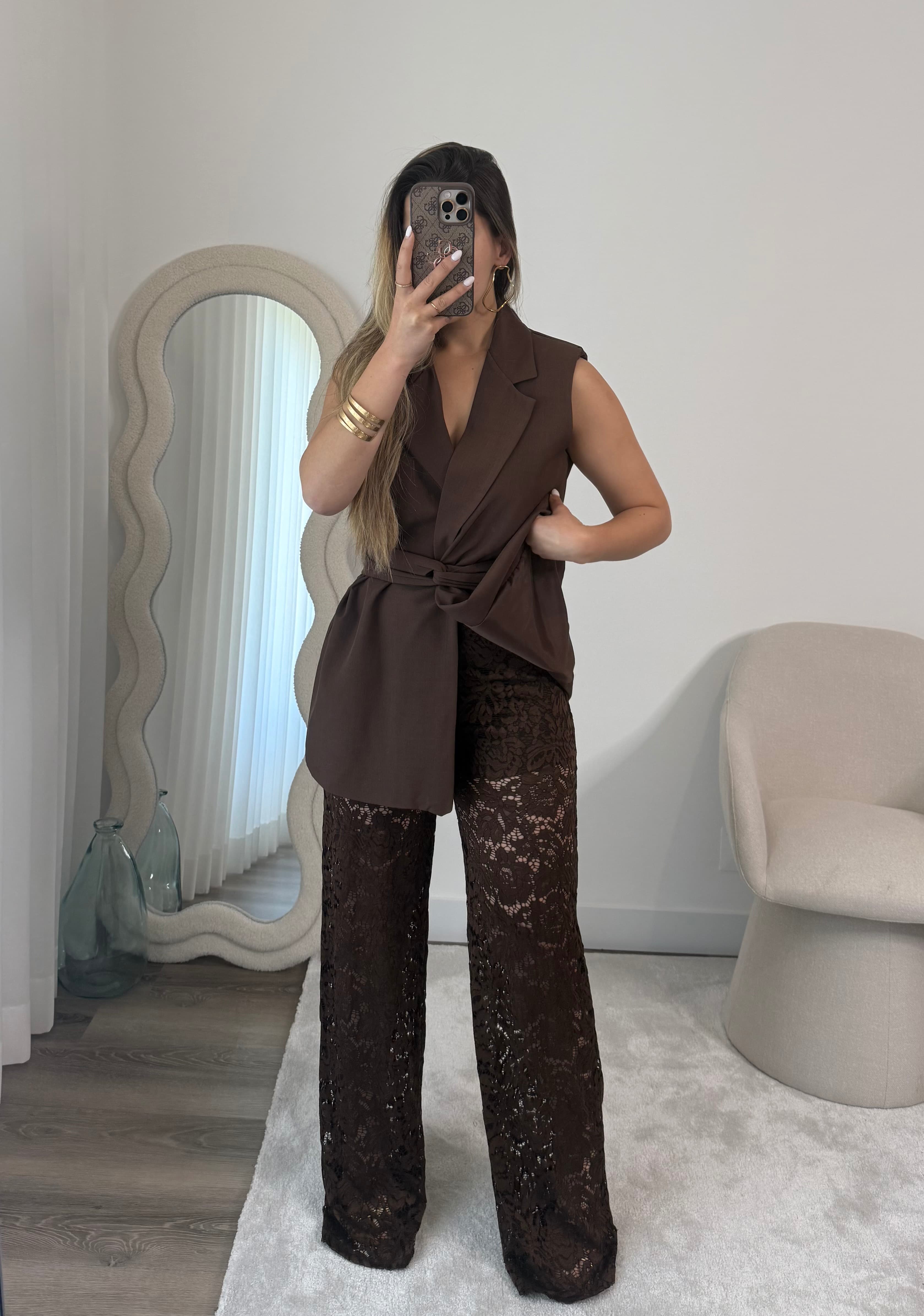 Conjunto Glam Brown ( pré-venda: envio previsto dia 7/5) 2