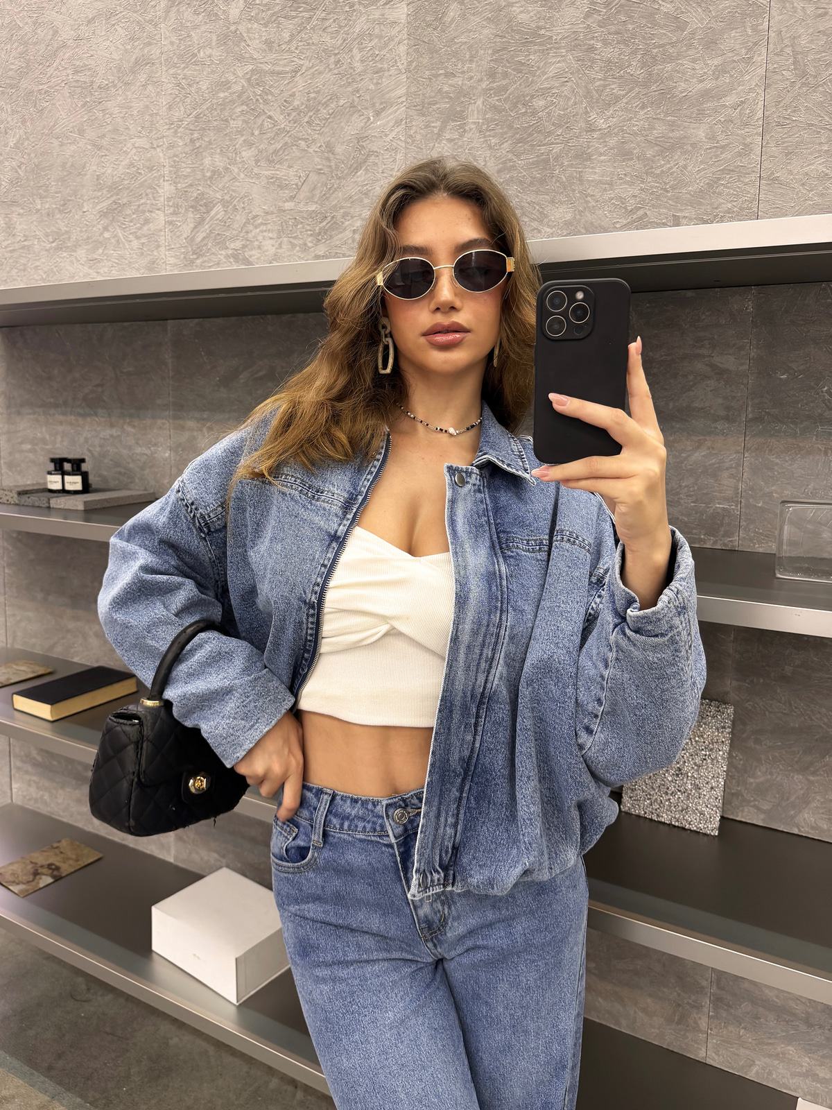 Denim Icon Bomber 4