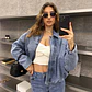 Denim Icon Bomber - Thumbnail 4