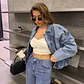 Denim Icon Bomber - Thumbnail 2
