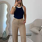 Navy Contrast Tank - Thumbnail 2