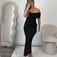 Vestido Amélie Preto - Thumbnail 1