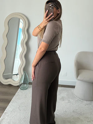 Calça Power Shape Brown