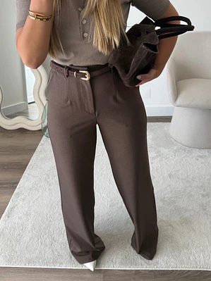 Calça Power Shape Brown
