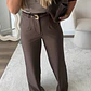 Calça Power Shape Brown - Thumbnail 1