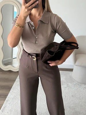 Polo Chloe Taupe