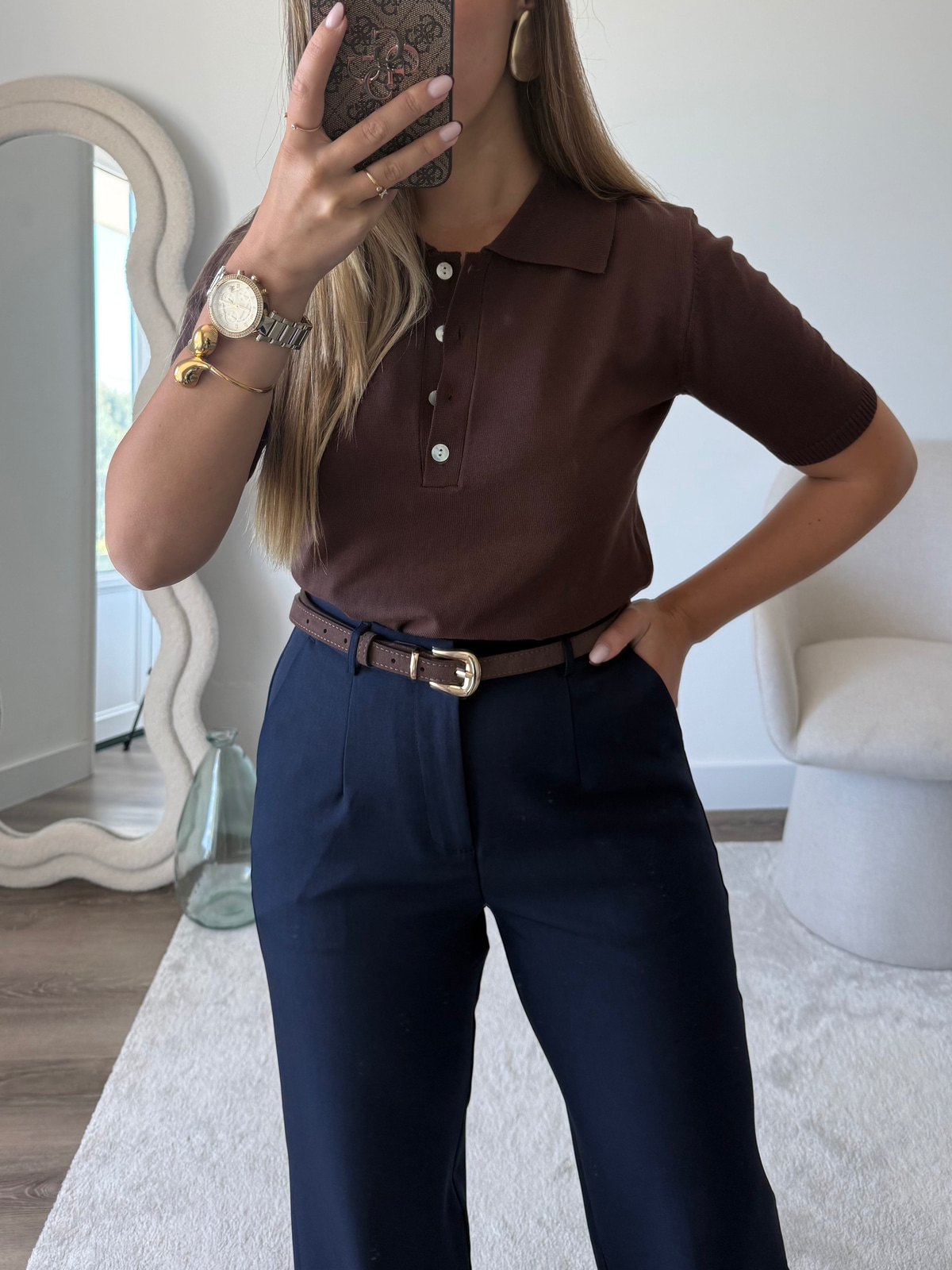 Polo Chloe Brown 2