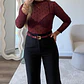 Tule Poá Bordeaux - Thumbnail 2