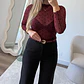 Tule Poá Bordeaux - Thumbnail 3