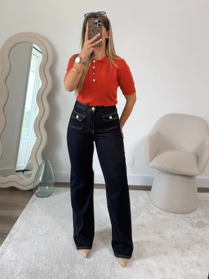 Jeans Wide Leg Luxe