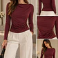 Camisola Luna Bordeaux  - Thumbnail 3