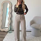 Calça Power Shape Balloon Taupe - Thumbnail 7