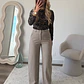 Calça Power Shape Balloon Taupe - Thumbnail 4