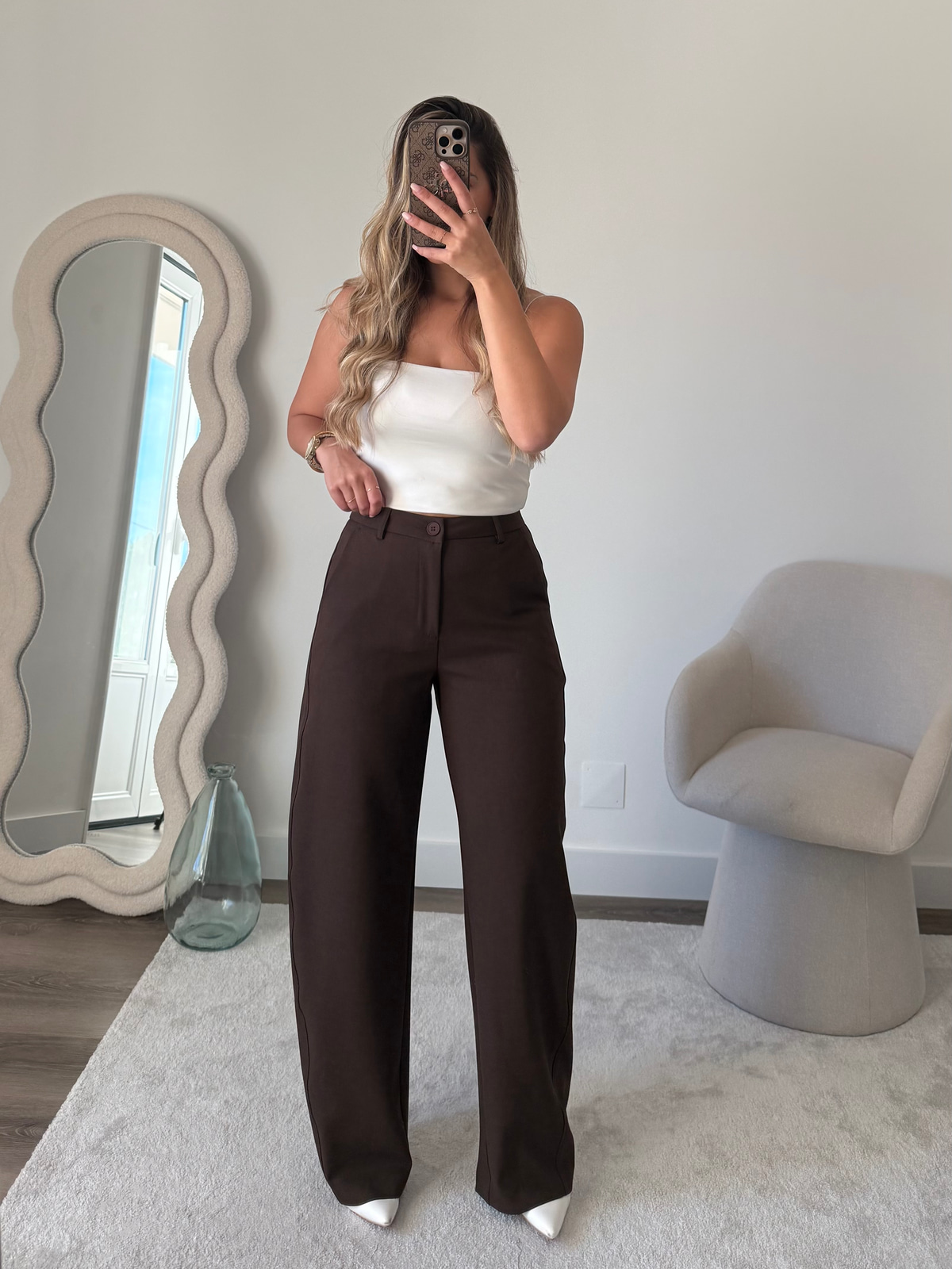 Calça Power Shape Balloon Chocolate  4