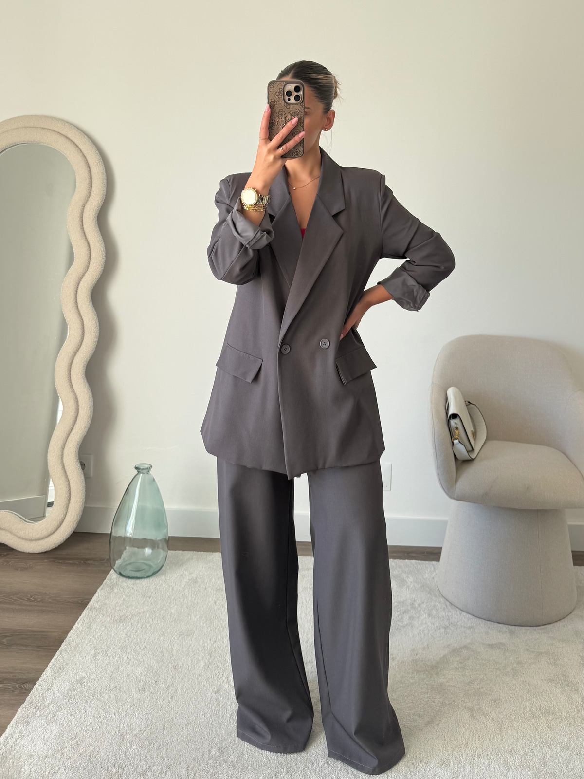Fato office -Cinza 4