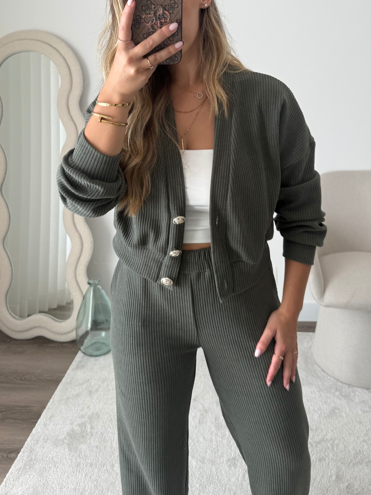 Conjunto Elodie Verde kaki  (pré-venda: envio previsto dia 26/10) 2