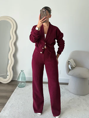 Conjunto Elodie- Bordeaux (pré-venda: envio previsto dia 26/10)
