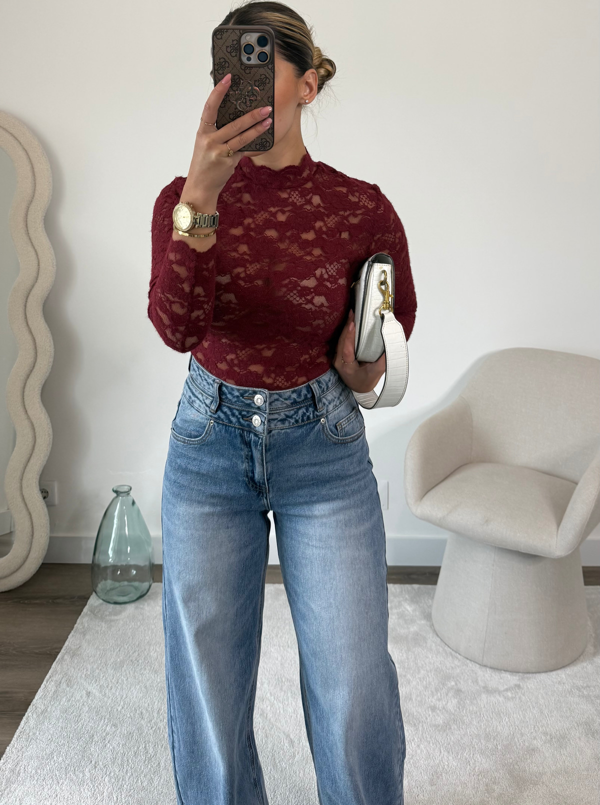 Renda Amour Bordeaux  2