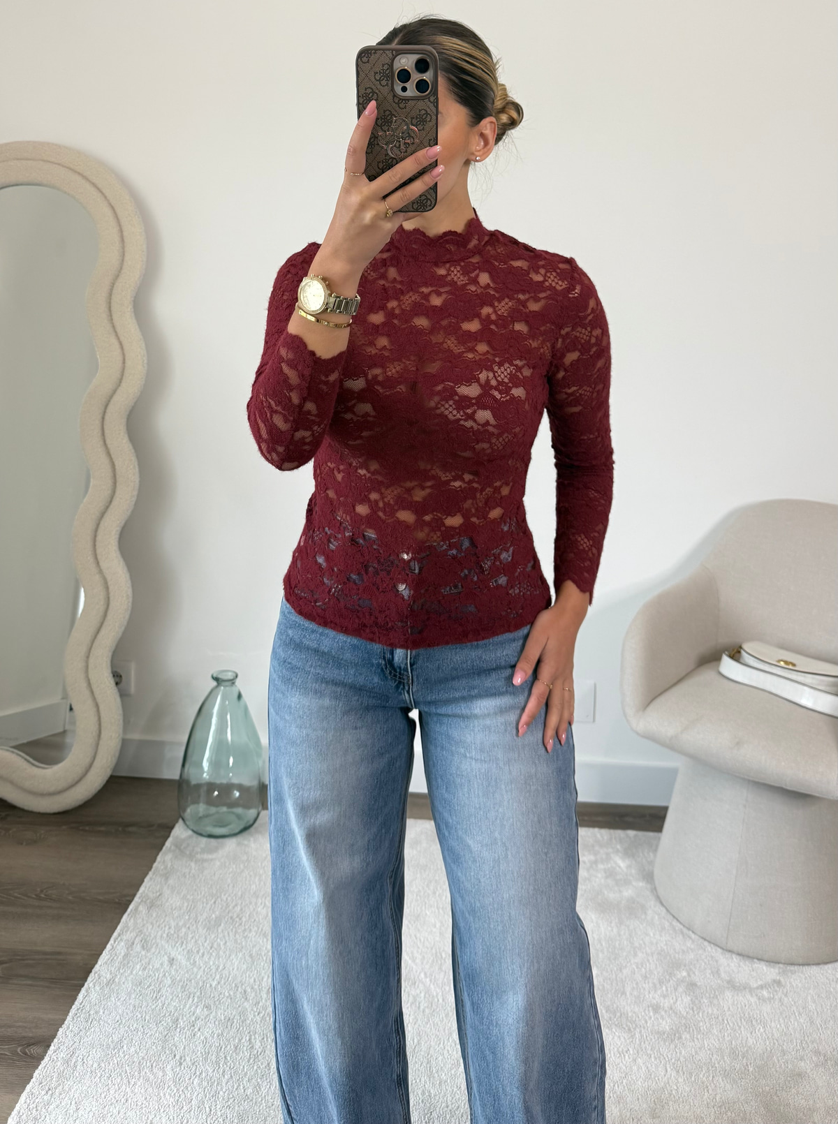 Renda Amour Bordeaux  3