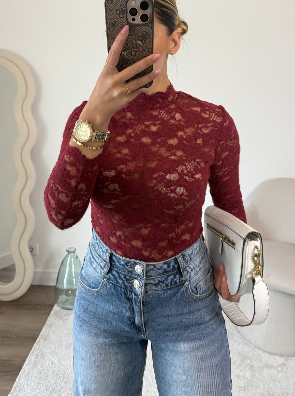 Renda Amour Bordeaux  4