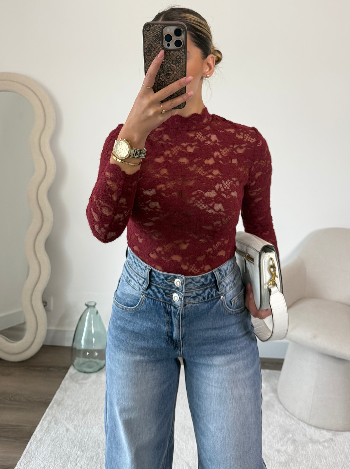 Renda Amour Bordeaux  5