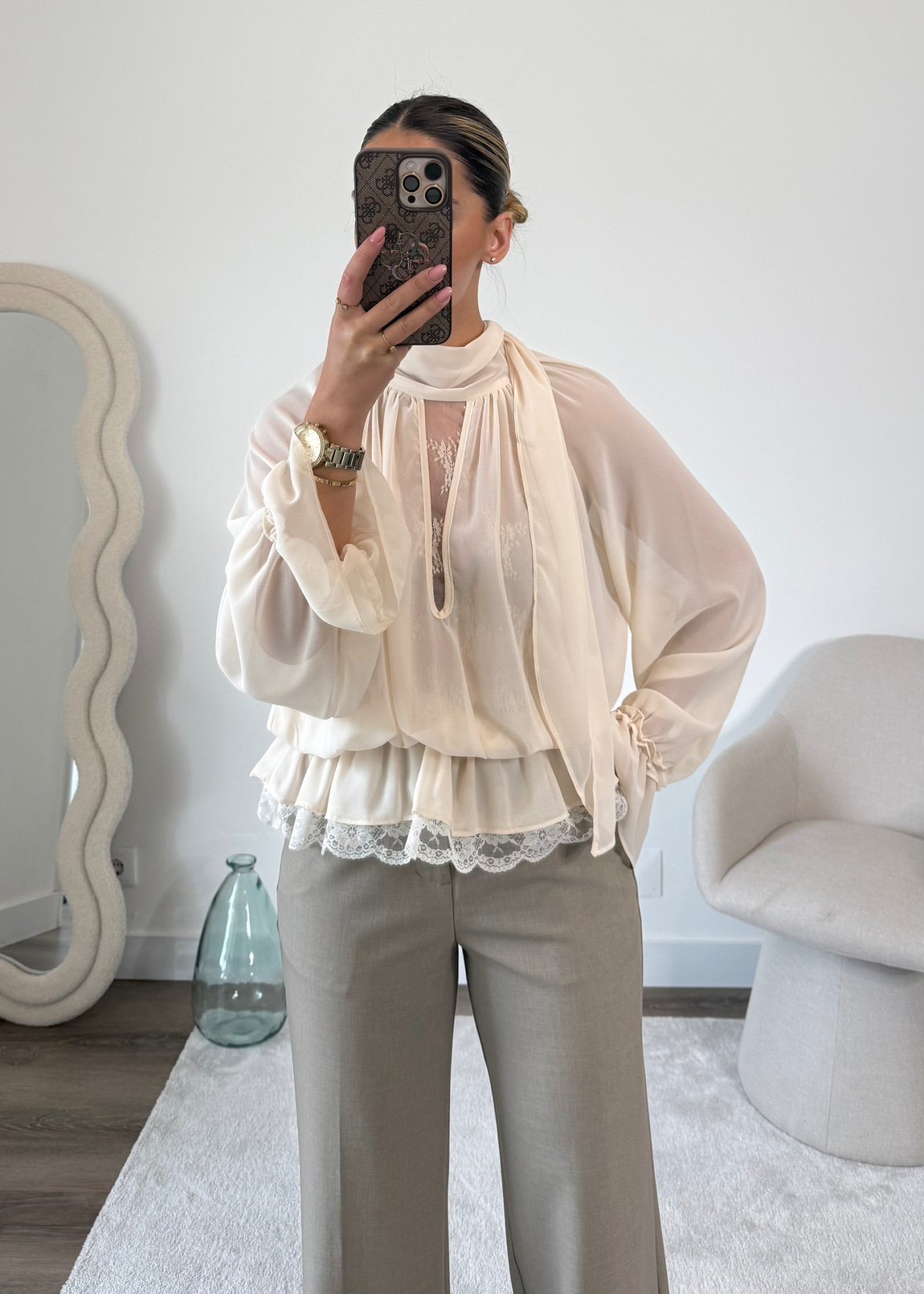 Blusa Amorette Bege 5