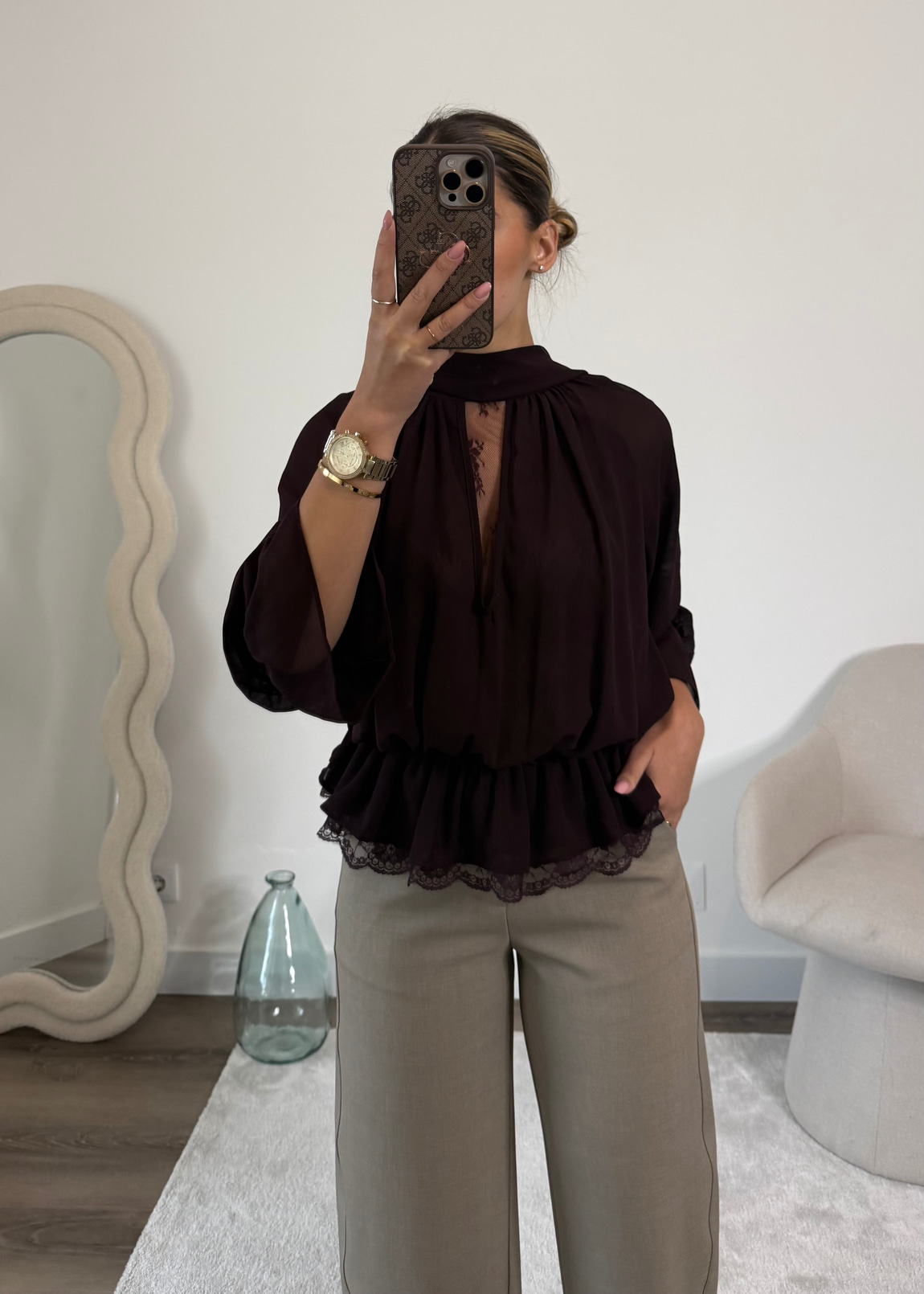 Blusa Amorette Café 2