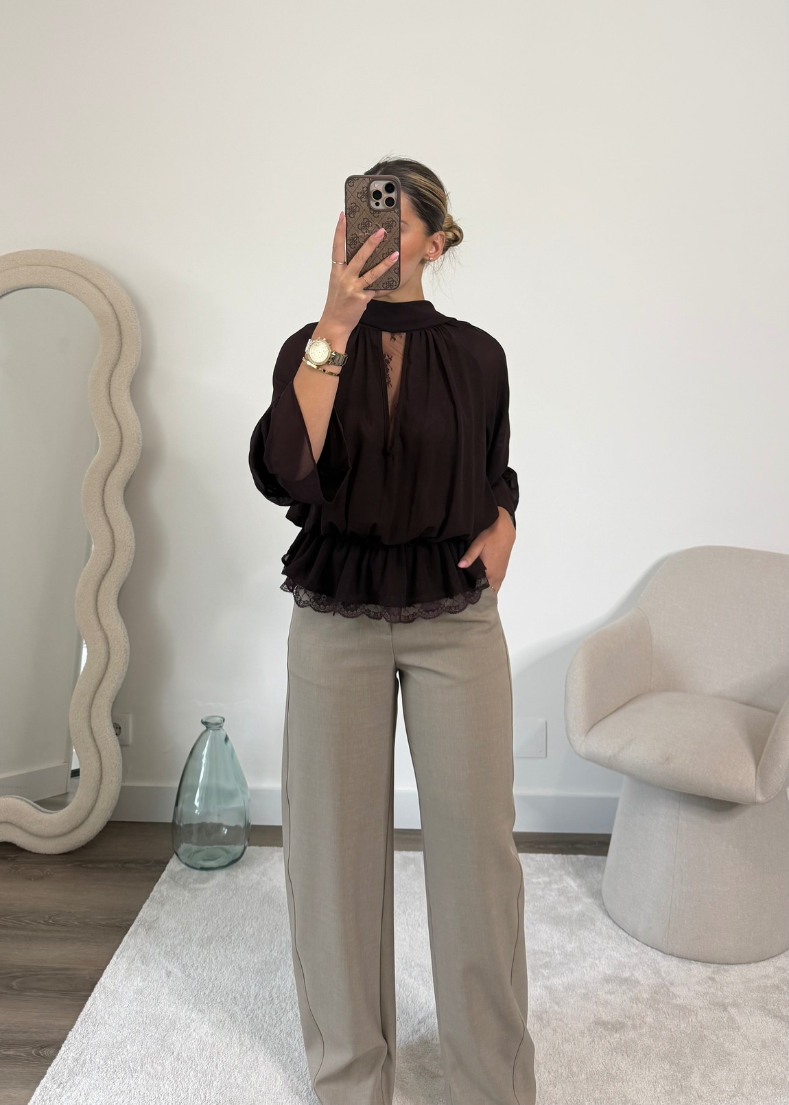 Blusa Amorette Café 3