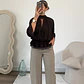 Blusa Amorette Café - Thumbnail 3