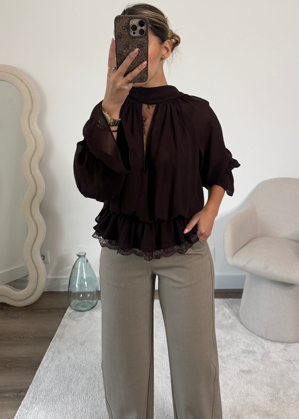 Blusa Amorette Café 6
