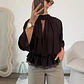 Blusa Amorette Café - Thumbnail 4