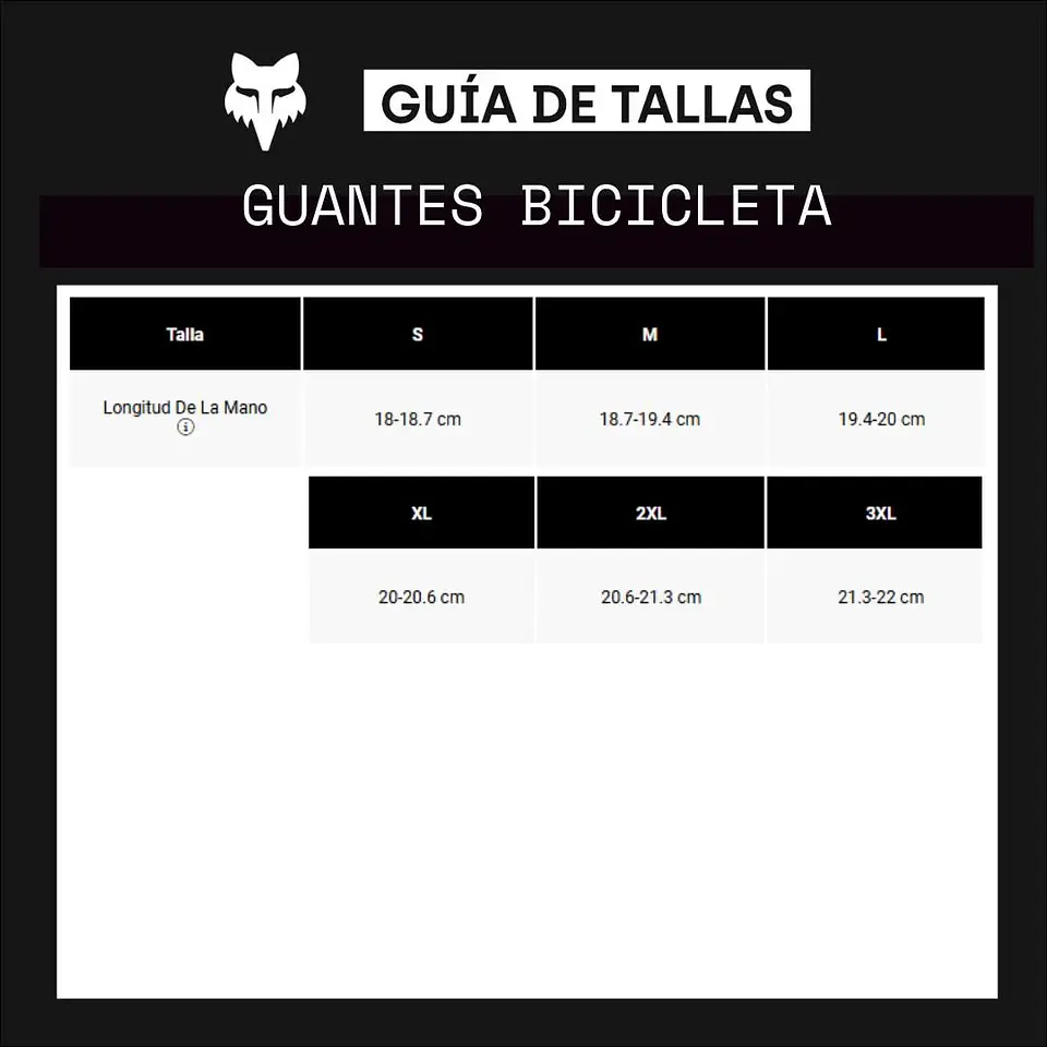 Guantes Bicicleta Ranger Cafe Claro Fox/ Talla M 3