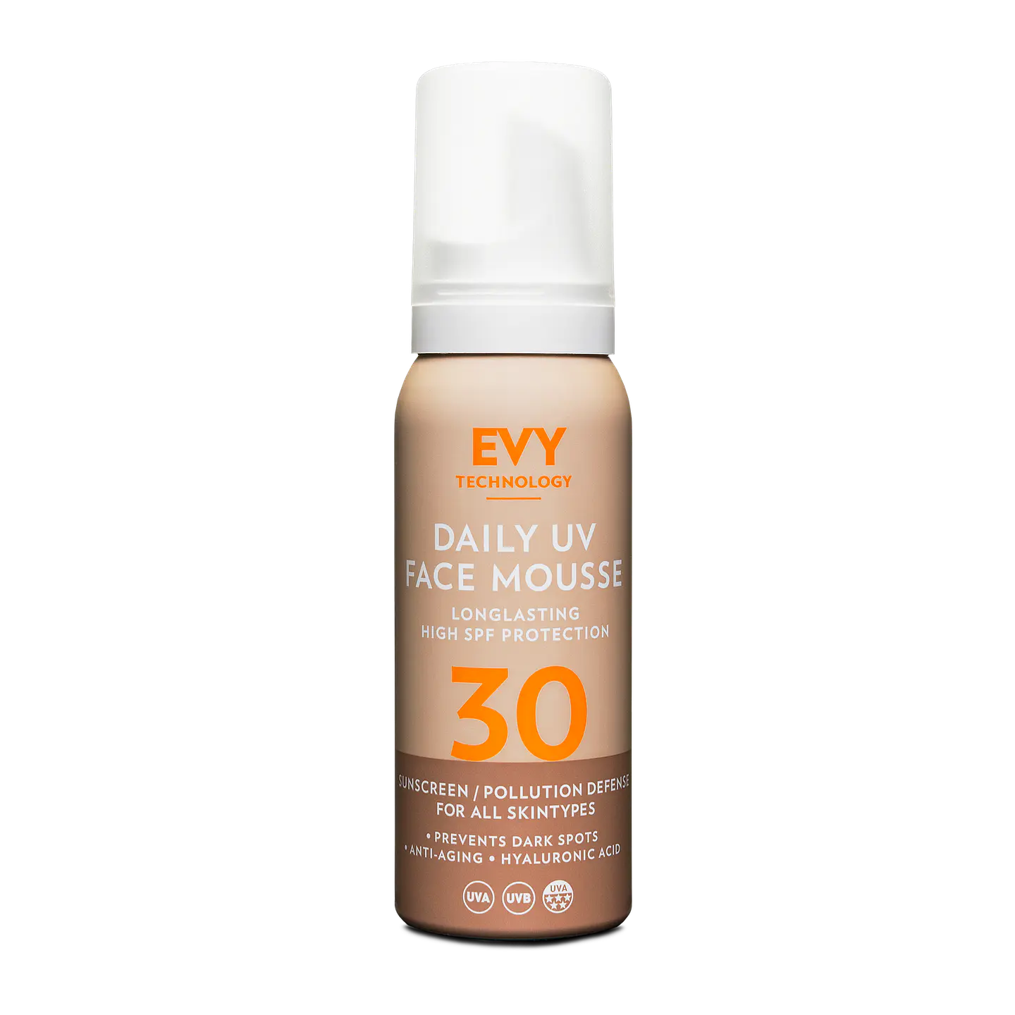 EVY - Daily UV Face Mousse SPF 30 75ml 1