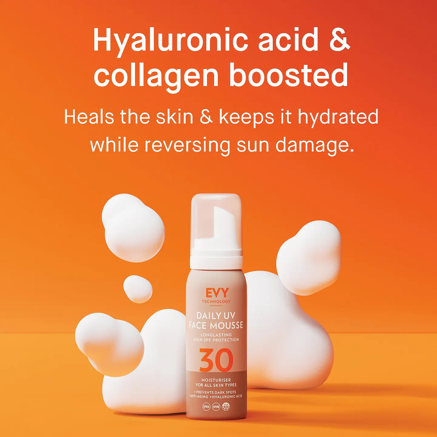 EVY - Daily UV Face Mousse SPF 30 75ml 5