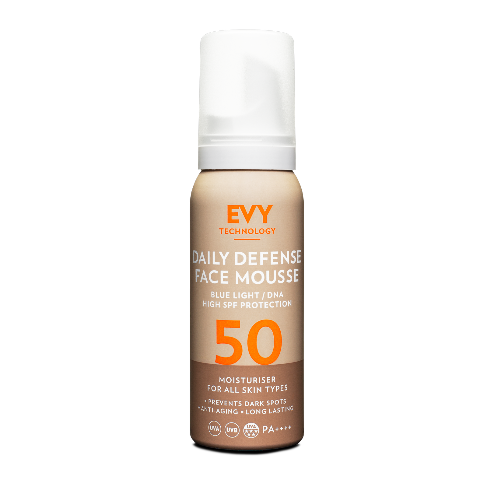EVY - Daily Defense Face Mousse SPF 50 75ml