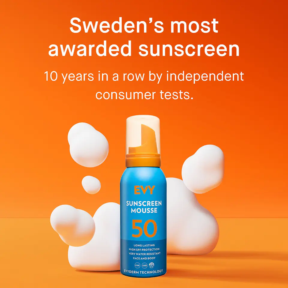 EVY - Sunscreen Mousse SPF 50 100ml 7