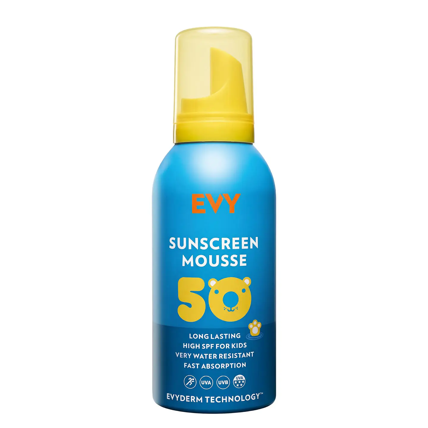 EVY - Sunscreen Mousse Kids SPF 50 150ml 2