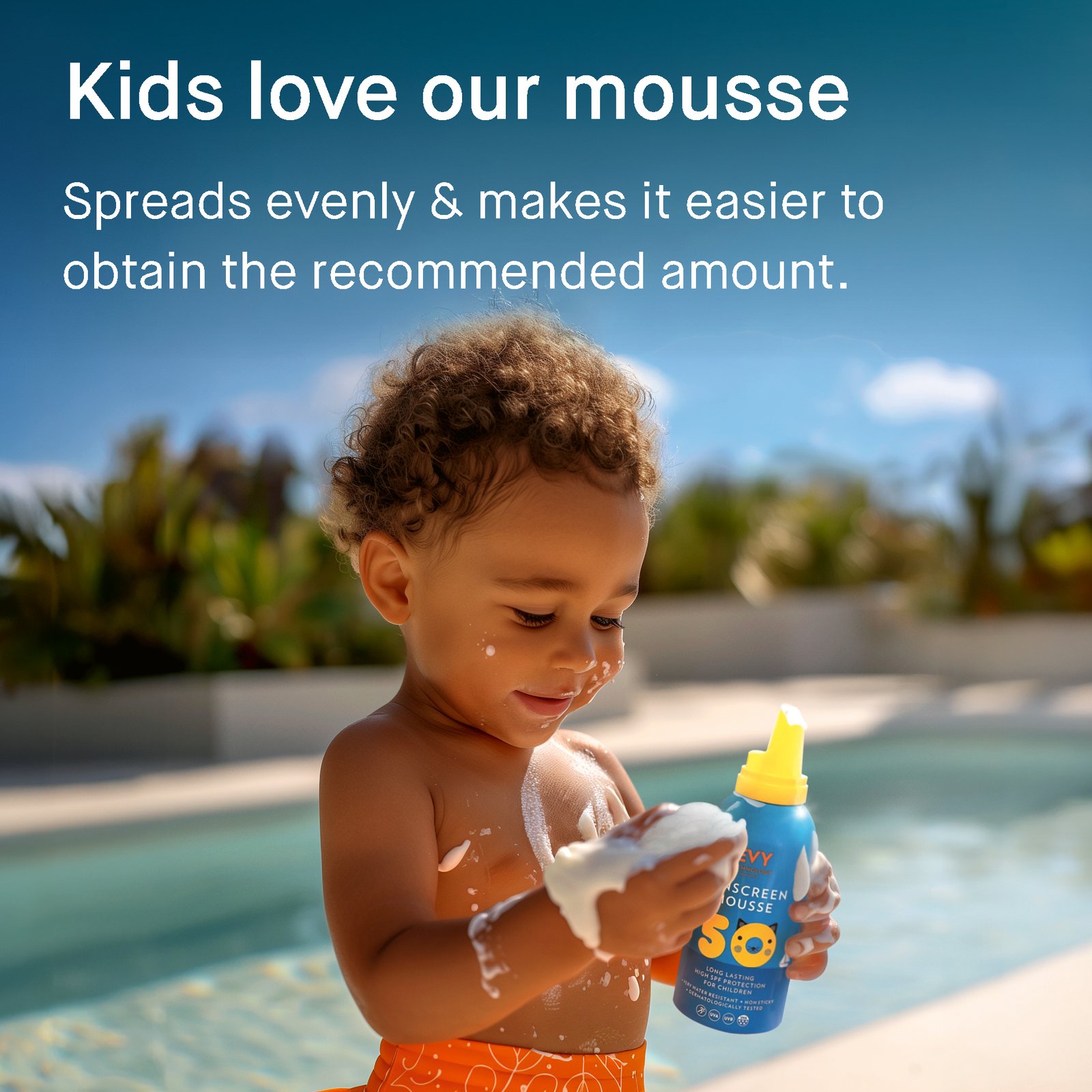 EVY - Sunscreen Mousse Kids SPF 50 150ml