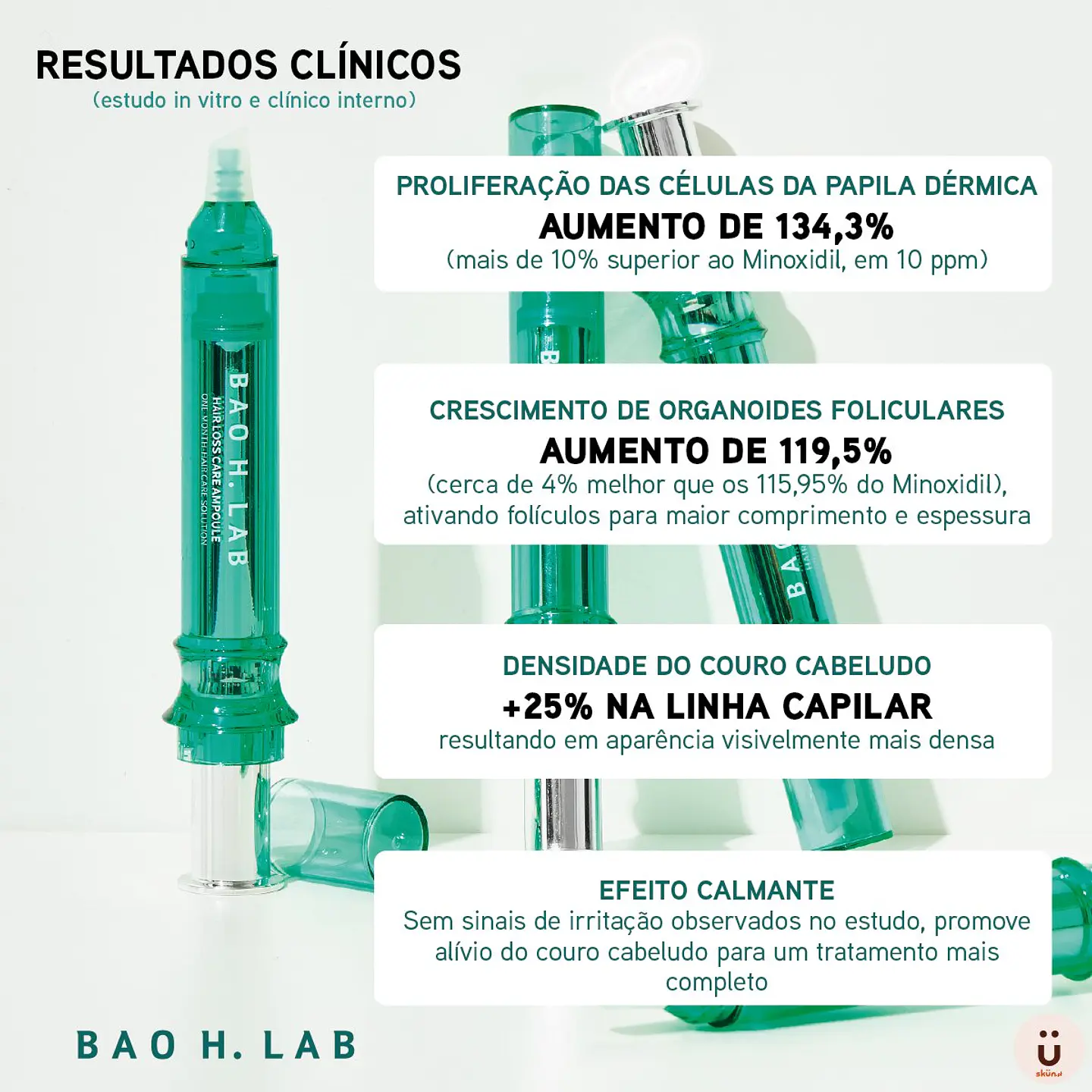 Bao H Lab - Ampola de Tratamento Anti-Queda 2x amp 10