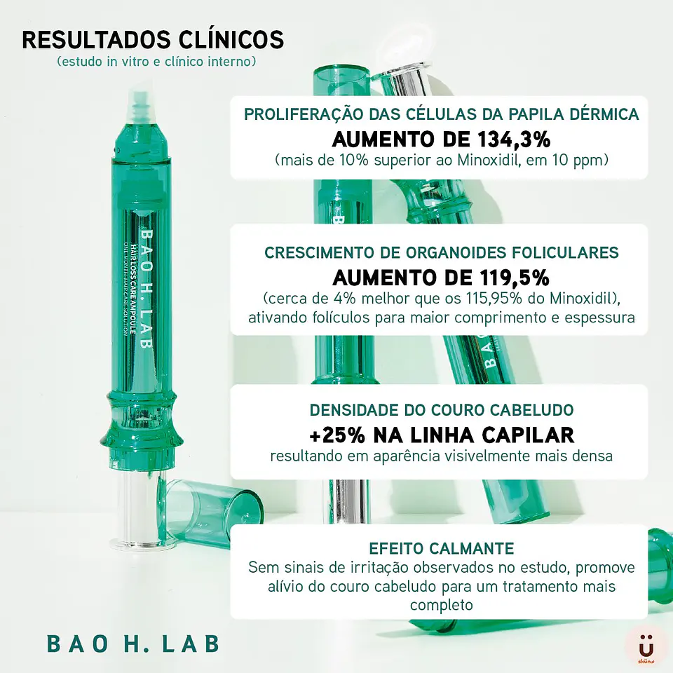 Bao H Lab - Ampola de Tratamento Anti-Queda 2x amp 10