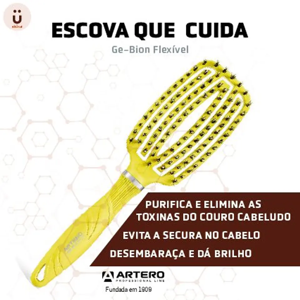 Artero - Escova GE-BION17 Detox Flexible 12