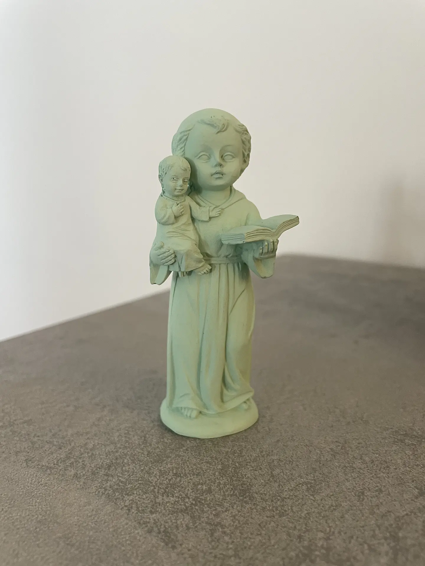 Santo António Miniatura Verde Menta 1