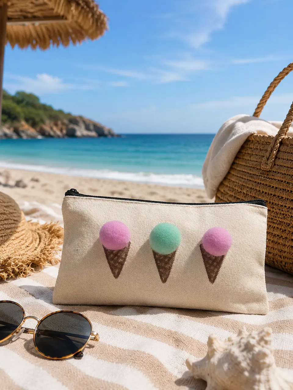 Nécessaire Verão (Lilás, Menta e Lilás) 1