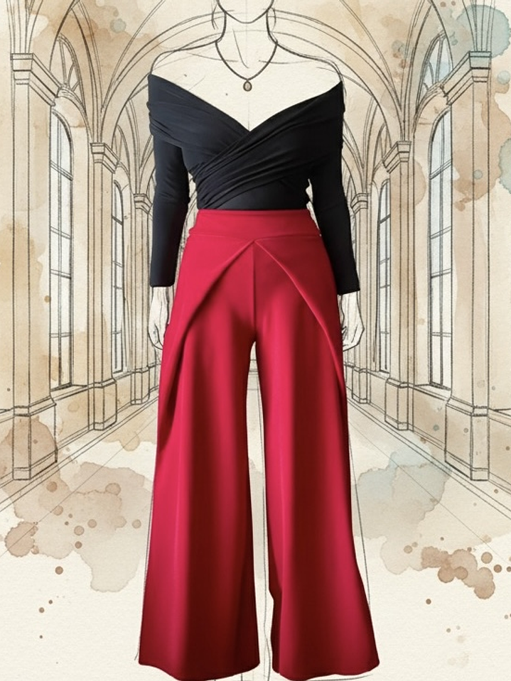 Pantalon Drama Rouge 1