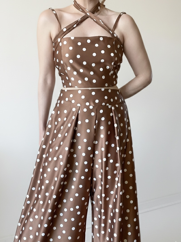 Pantalon Palazzo lunares  3