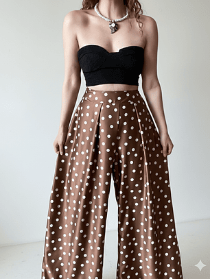 Pantalon Palazzo lunares 